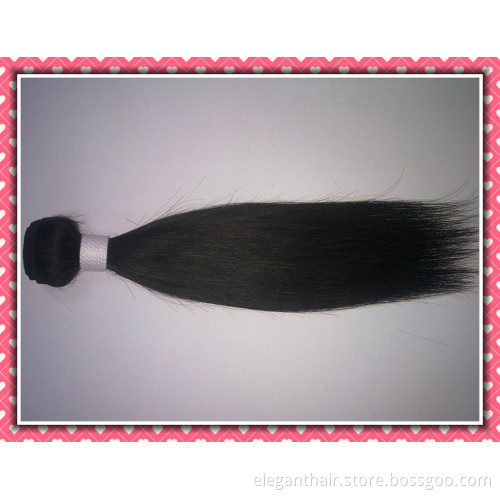 Hottest Style 5A Natural Straight Hair Weave Natural Black Bundle Hair 10-30inch 100g Unprocessed Virgin Brazilian Hair Extension